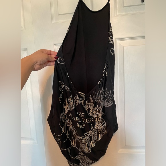 Harry Potter “Marauder’s Map” One Piece Swim Suit Size XXL - Picture 5 of 5